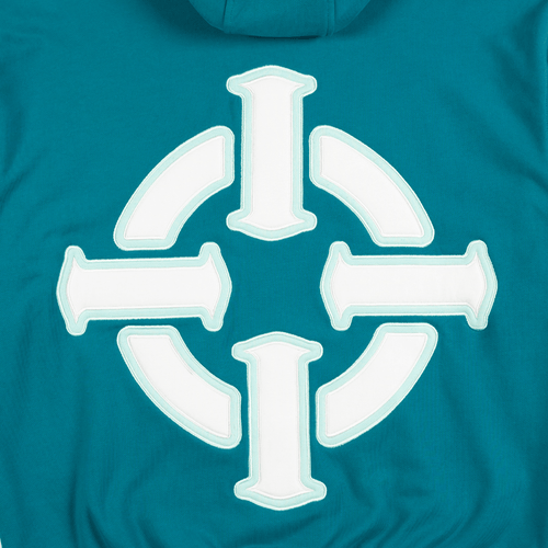 PROPER TARGET HOODIE GREEN/WHITE - Proper Streetwear