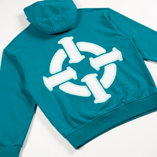 PROPER TARGET HOODIE GREEN/WHITE - Proper Streetwear