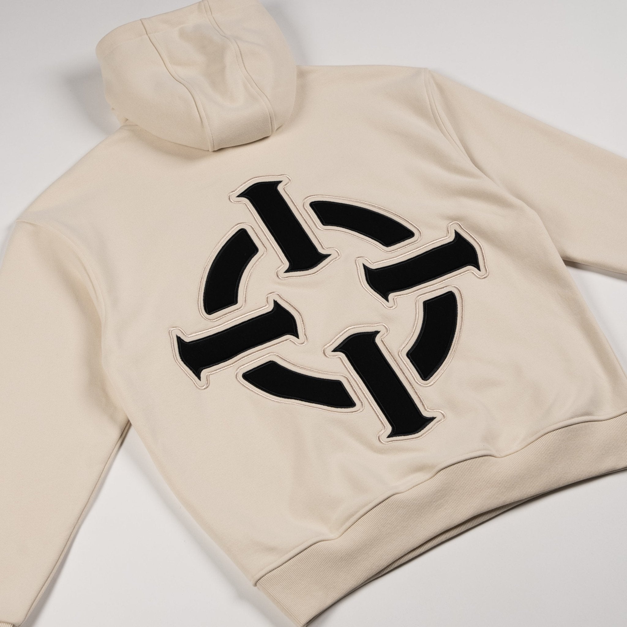 PROPER TARGET HOODIE STONE/BLACK - Proper Streetwear