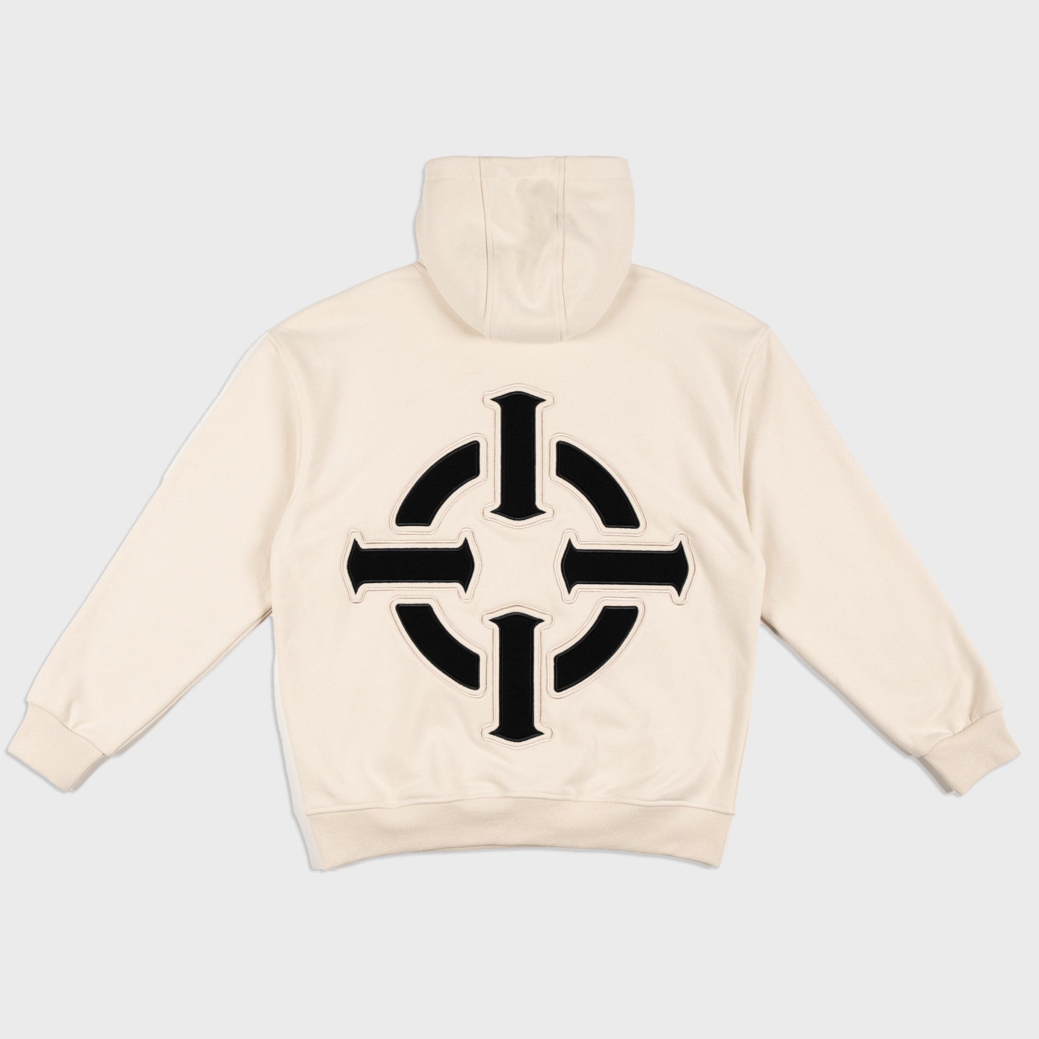 PROPER TARGET HOODIE STONE/BLACK - Proper Streetwear