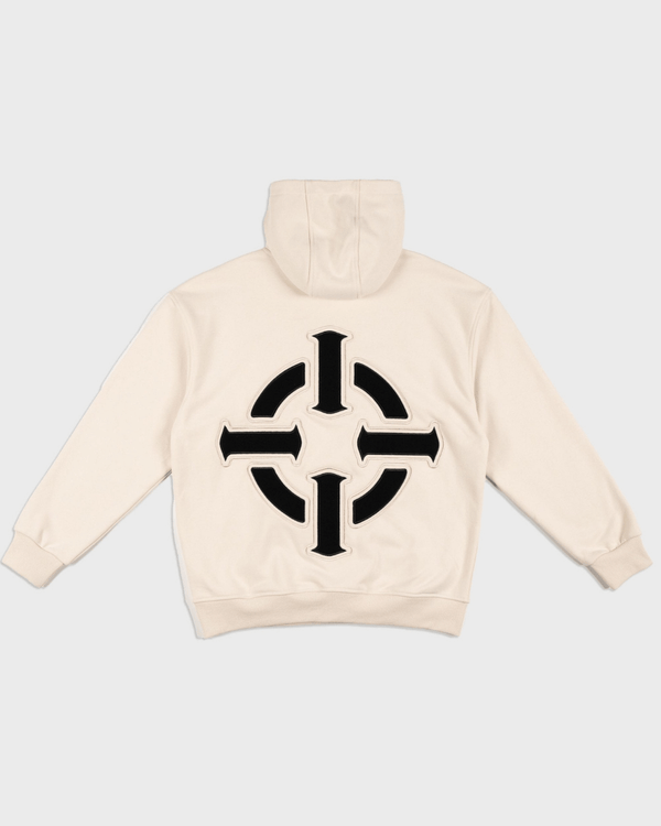 PROPER TARGET HOODIE STONE/BLACK - Proper Streetwear