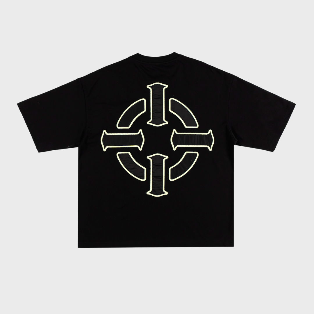 PROPER TARGET OVERSIZED TEE BLACK/GREEN - Proper Streetwear