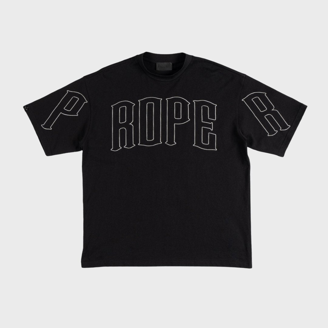 PROPER TARGET OVERSIZED TEE BLACK - Proper Streetwear