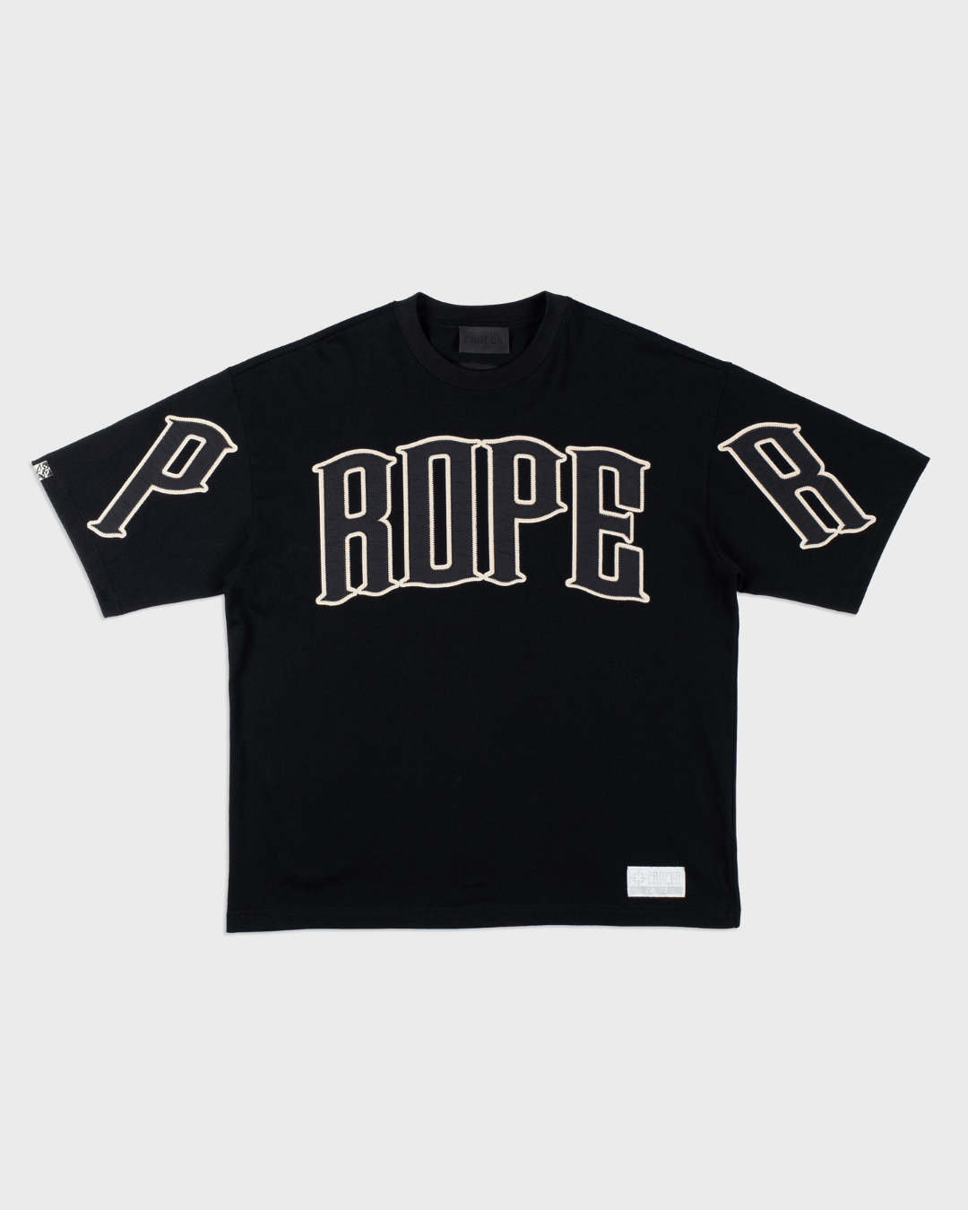 PROPER TARGET OVERSIZED TEE BLACK/WHITE - Proper Streetwear
