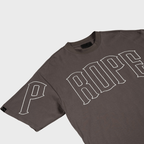 PROPER TARGET OVERSIZED TEE CHARCOAL - Proper Streetwear