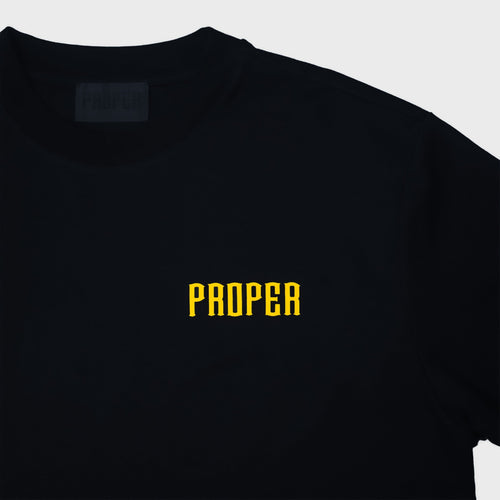 PROPER TARGET SET BLACK/YELLOW - Proper Streetwear