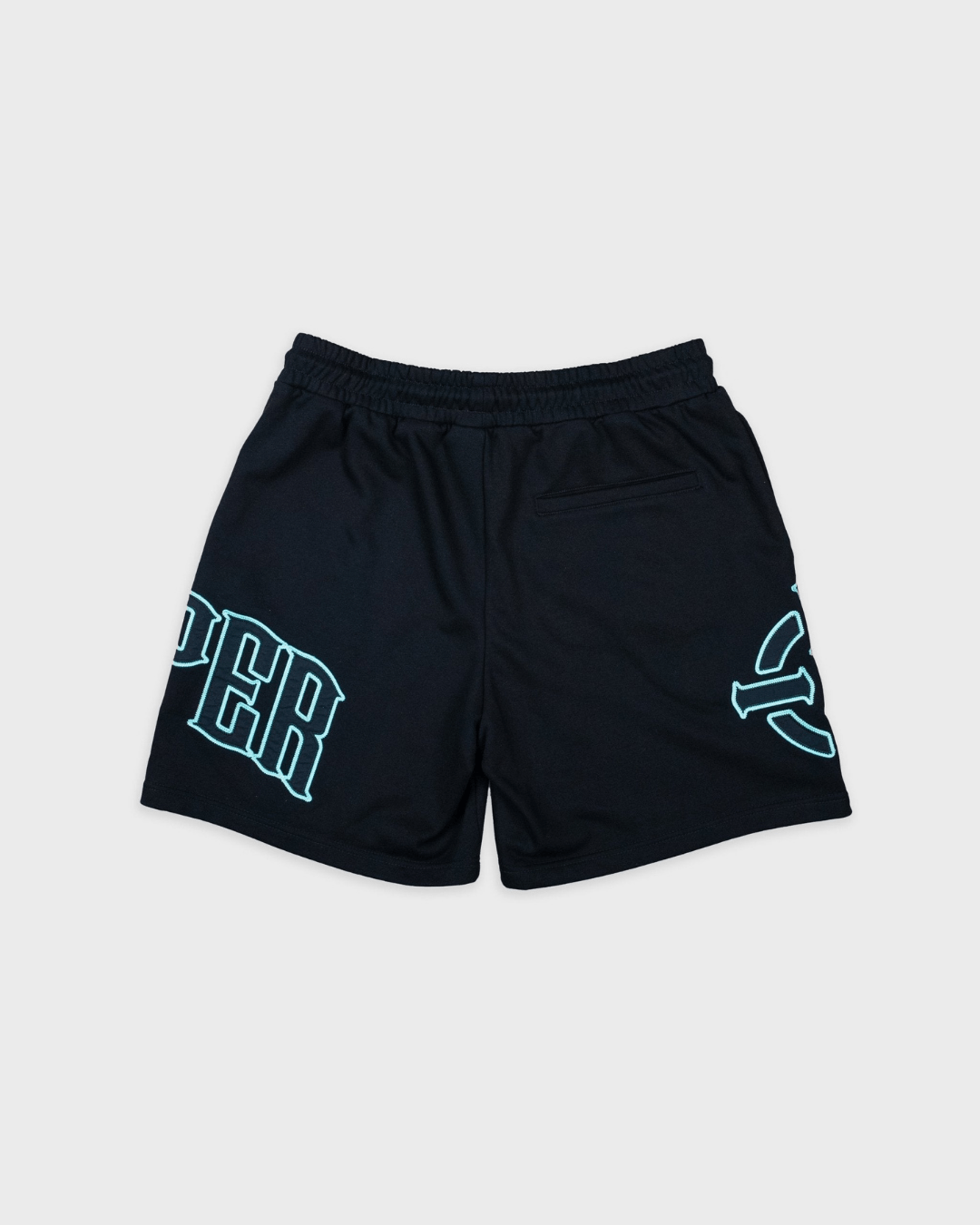 PROPER TARGET SHORTS BLACK/ICY BLUE - Proper Streetwear