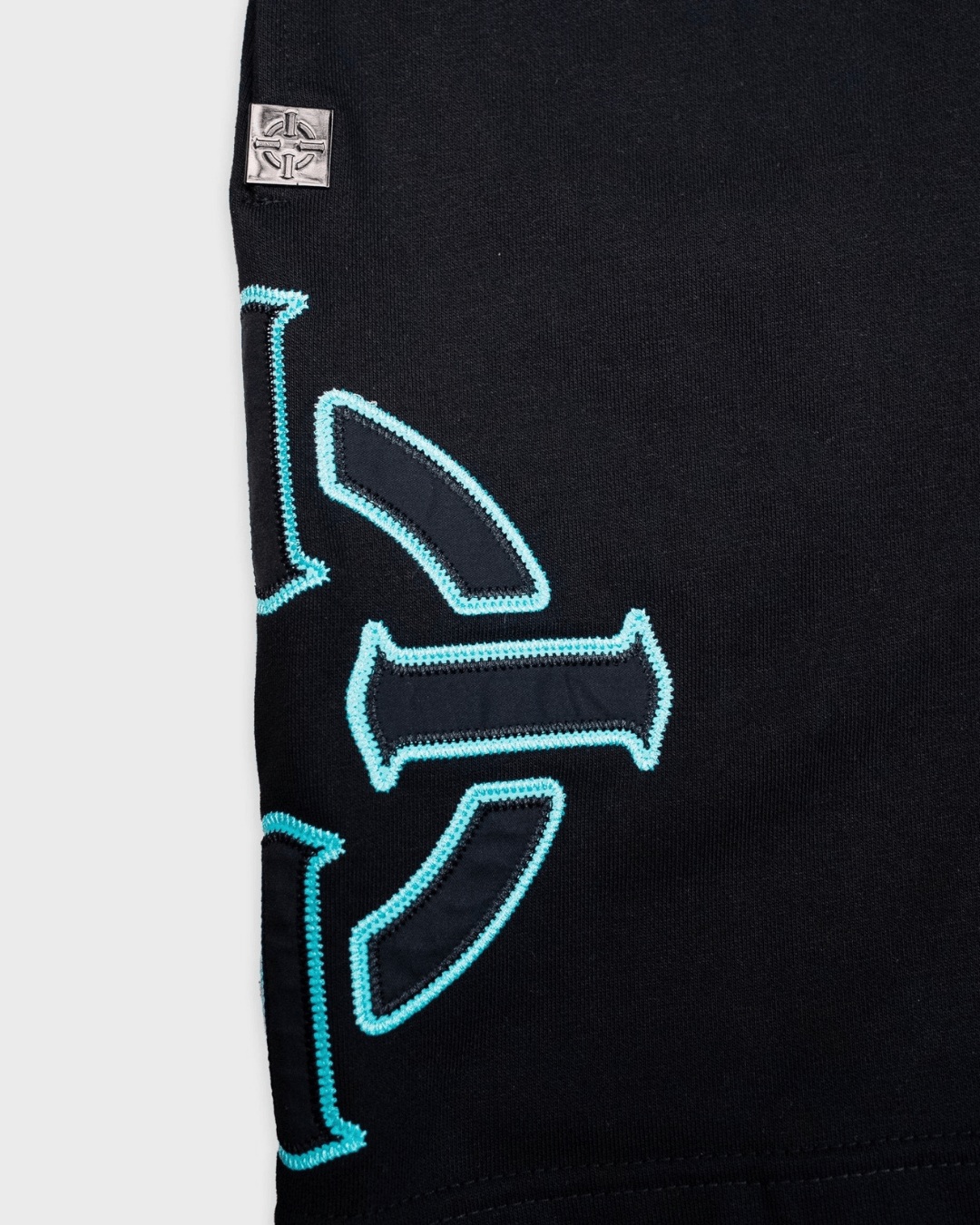 PROPER TARGET SHORTS BLACK/ICY BLUE - Proper Streetwear