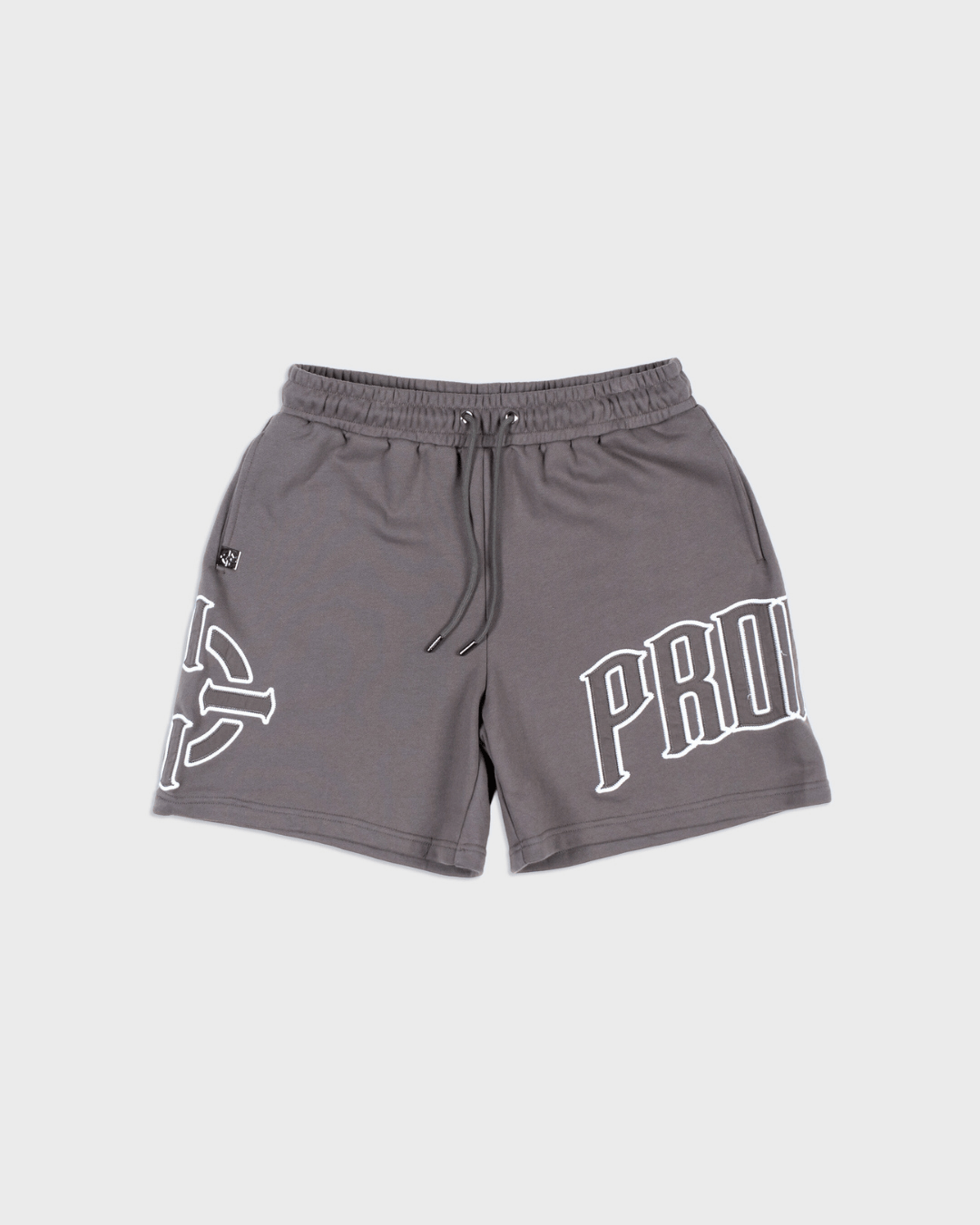 PROPER TARGET SHORTS CHARCOAL/WHITE - Proper Streetwear