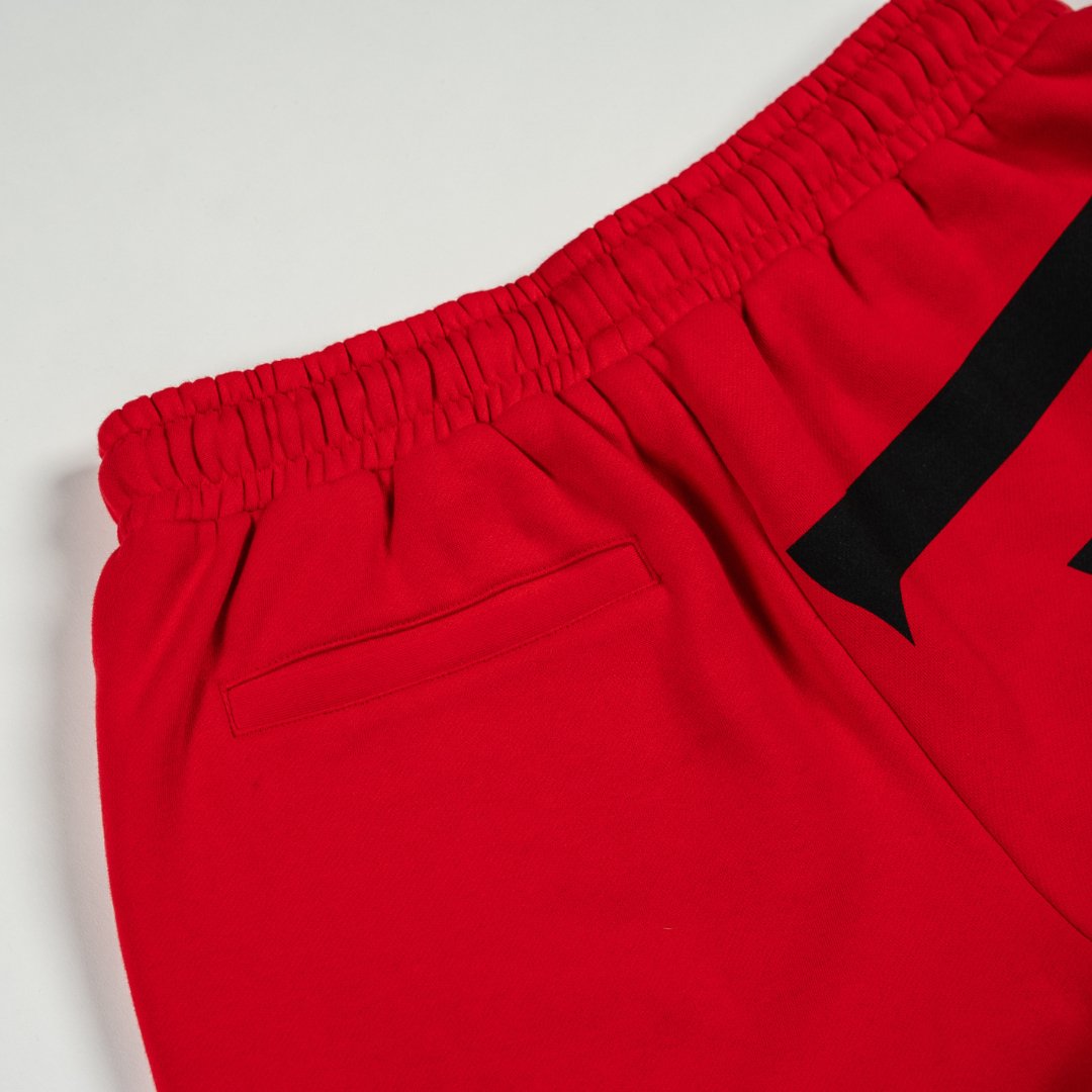 PROPER TARGET SHORTS RED/BLACK - Proper Streetwear