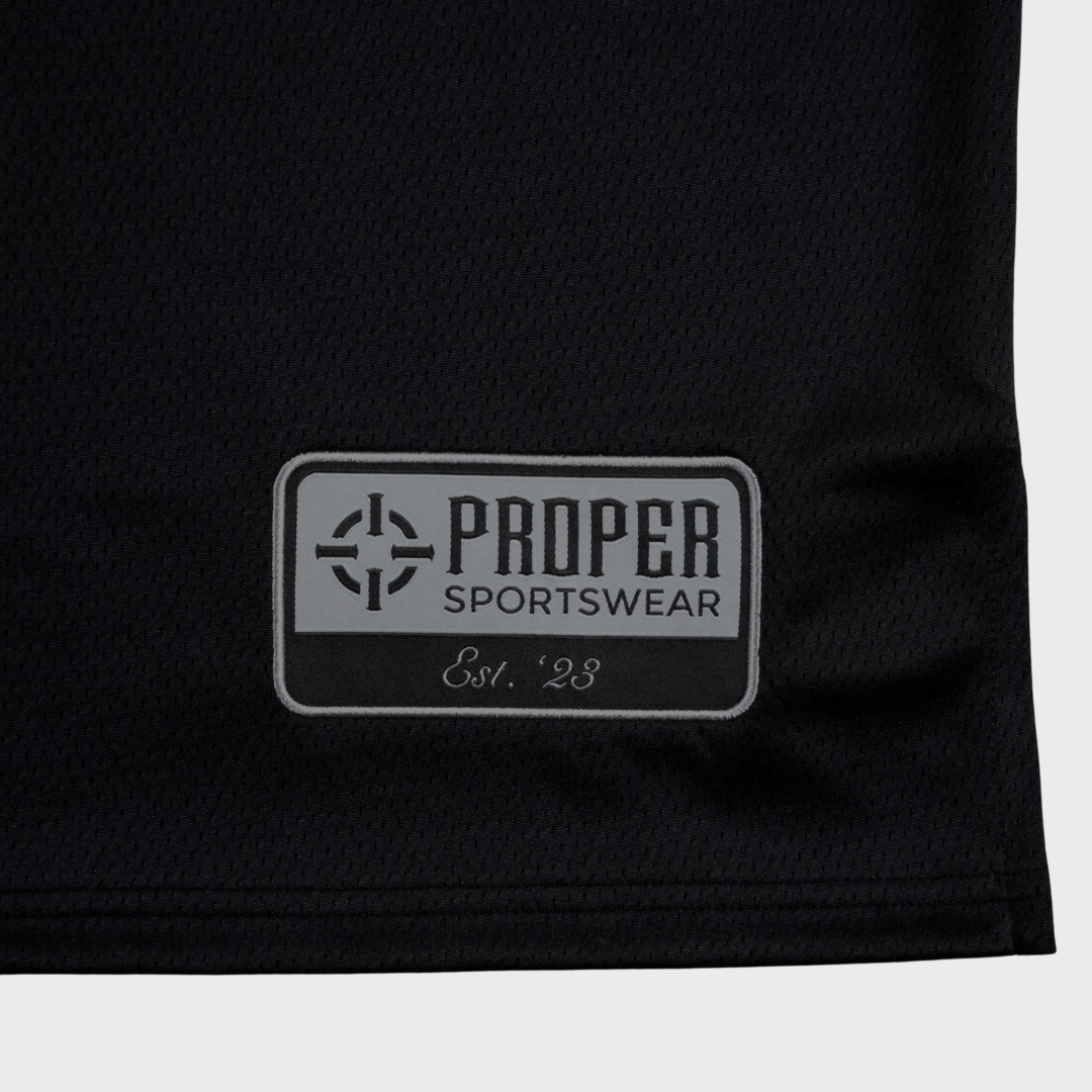 PROPER TARGET STREET JERSEY BLACK/GREY - Proper Streetwear