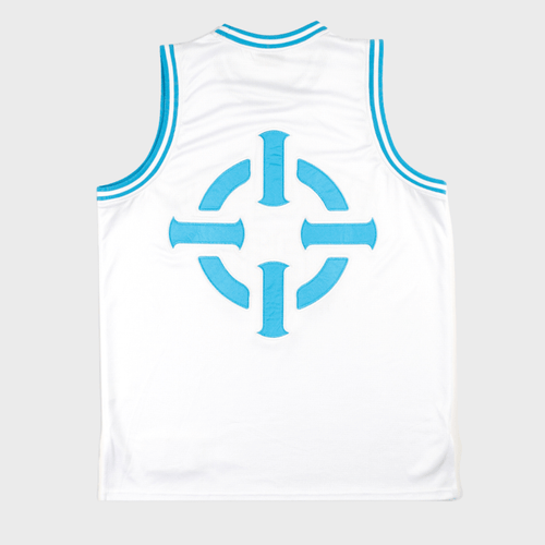 PROPER TARGET STREET JERSEY WHITE/BLUE - Proper Streetwear