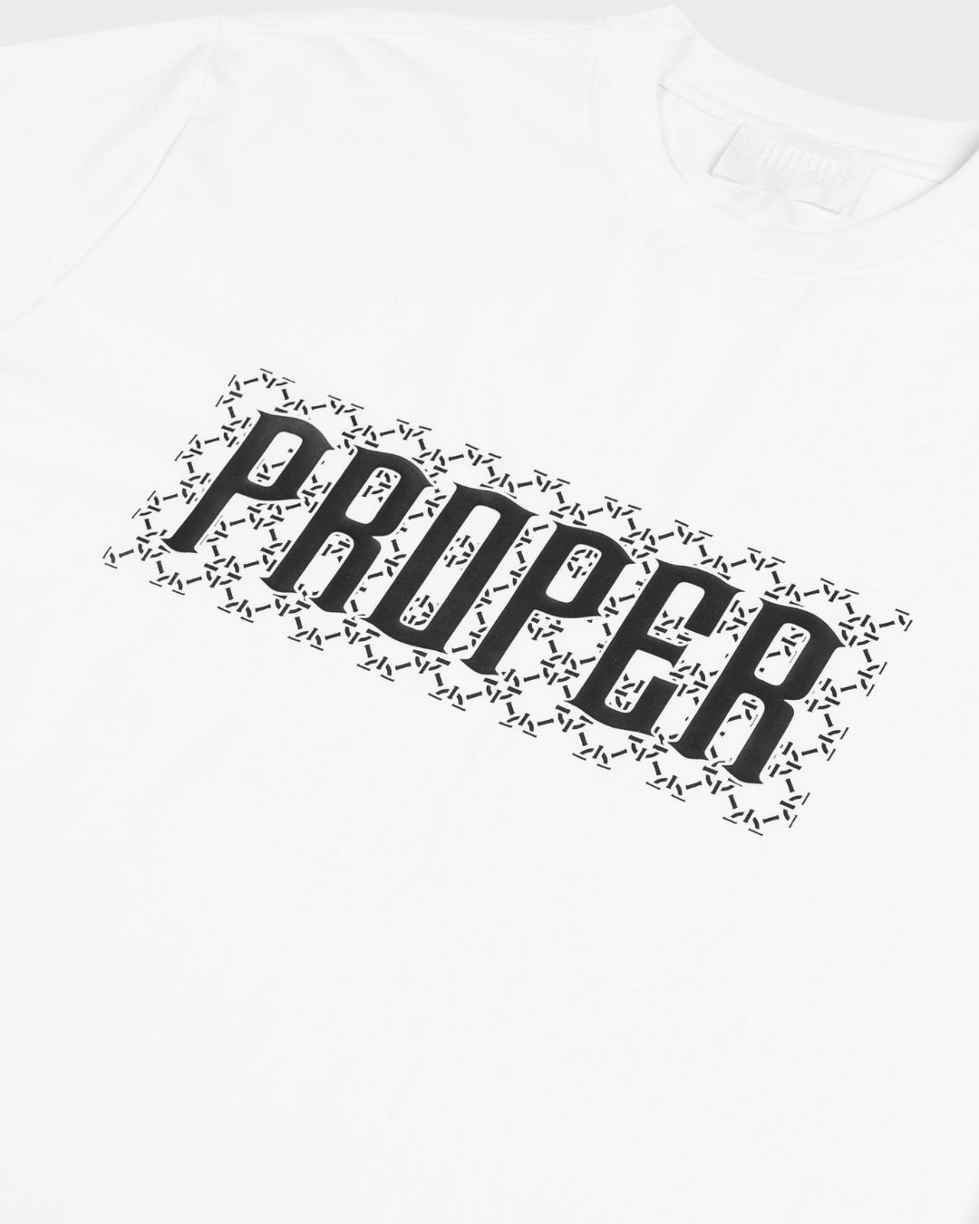 PROPER TARGETLINK FITTED TEE WHITE - Proper Streetwear