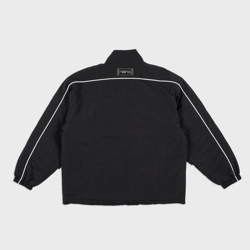 PROPER VARSITY JACKET BLACK/WHITE - Proper Streetwear