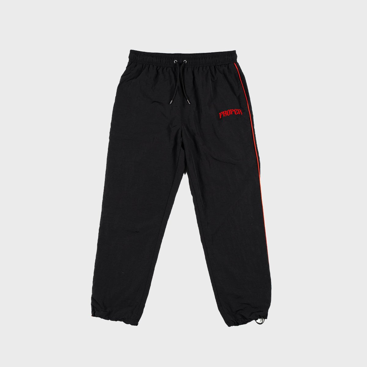 PROPER VARSITY PANTS BLACK/RED - Proper Streetwear