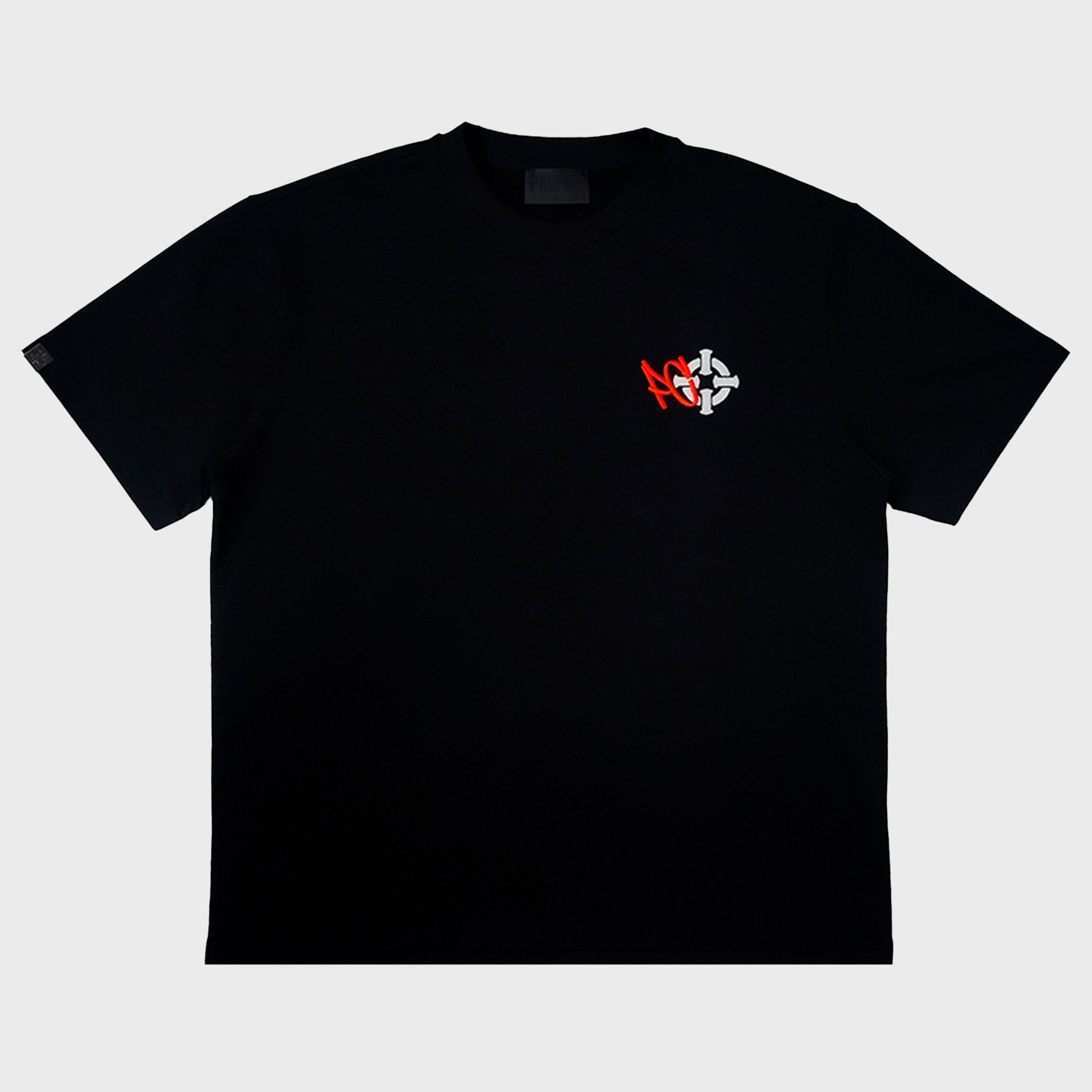 PROPER X PAPERCHASIN FITTED TEE BLACK/RED - Proper Streetwear