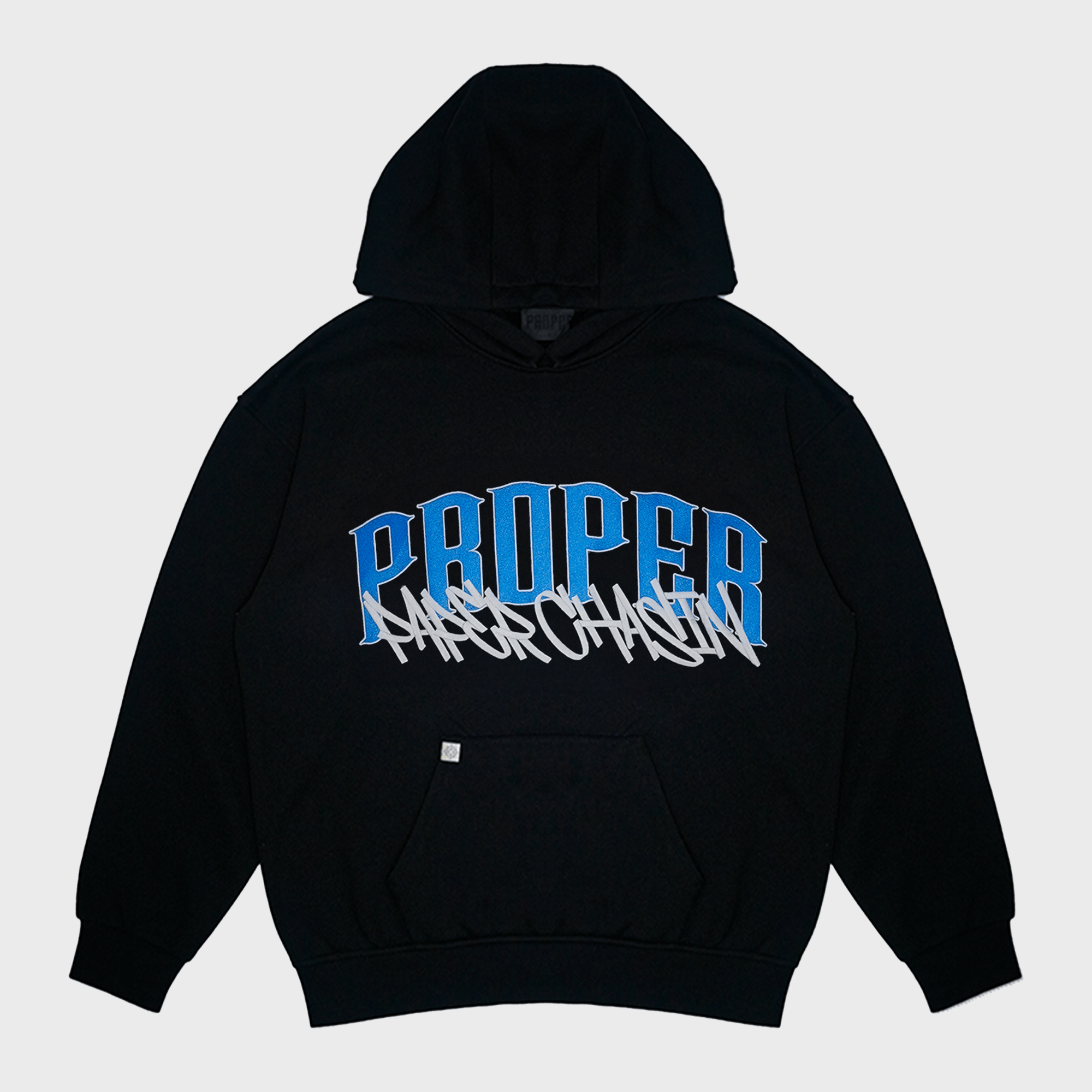 PROPER X PAPERCHASIN HOODIE BLUE - Proper Streetwear