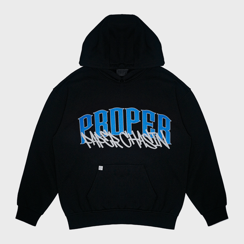 PROPER X PAPERCHASIN HOODIE BLUE - Proper Streetwear