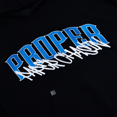 PROPER X PAPERCHASIN HOODIE BLUE - Proper Streetwear