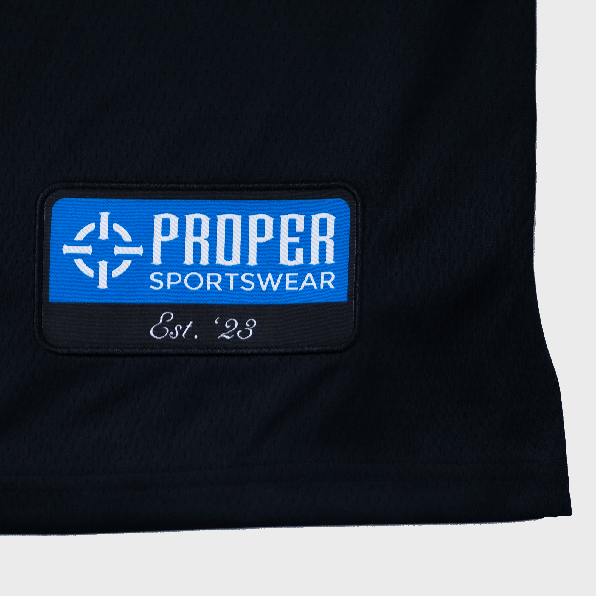 PROPER X PAPERCHASIN STREET JERSEY BLACK/BLUE - Proper Streetwear