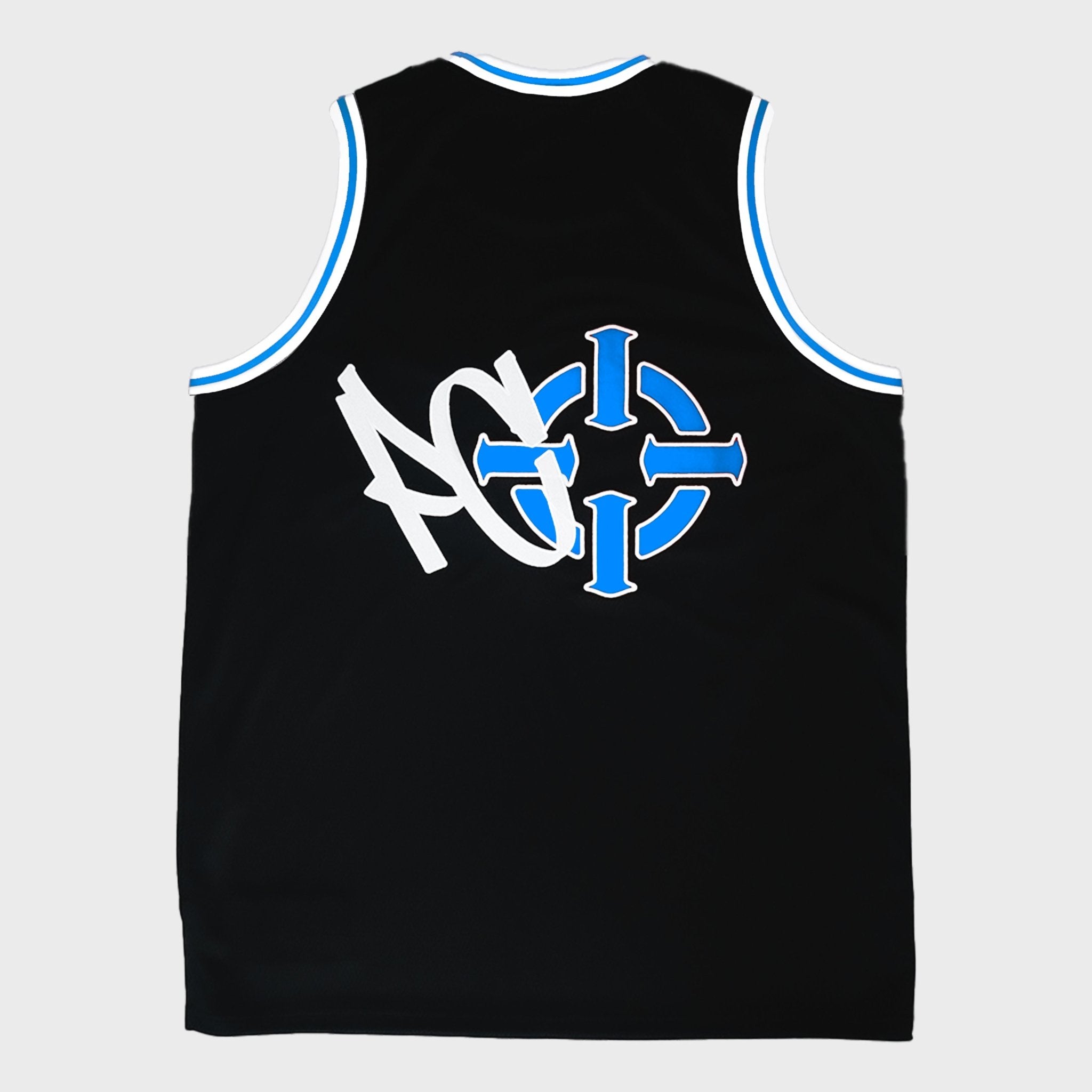 PROPER X PAPERCHASIN STREET JERSEY BLACK/BLUE - Proper Streetwear