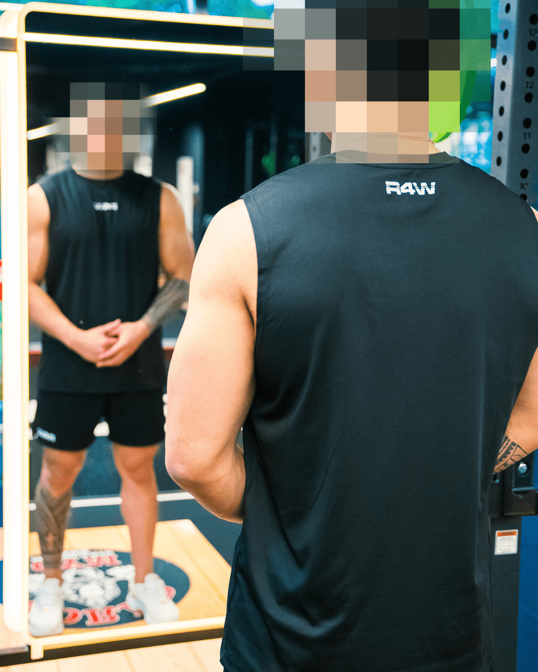 R4W ACTIVE SINGLET BLACK - Proper Streetwear