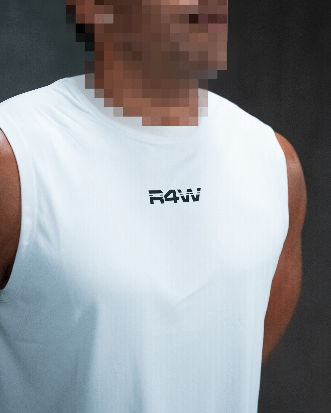 R4W ACTIVE SINGLET WHITE - Proper Streetwear