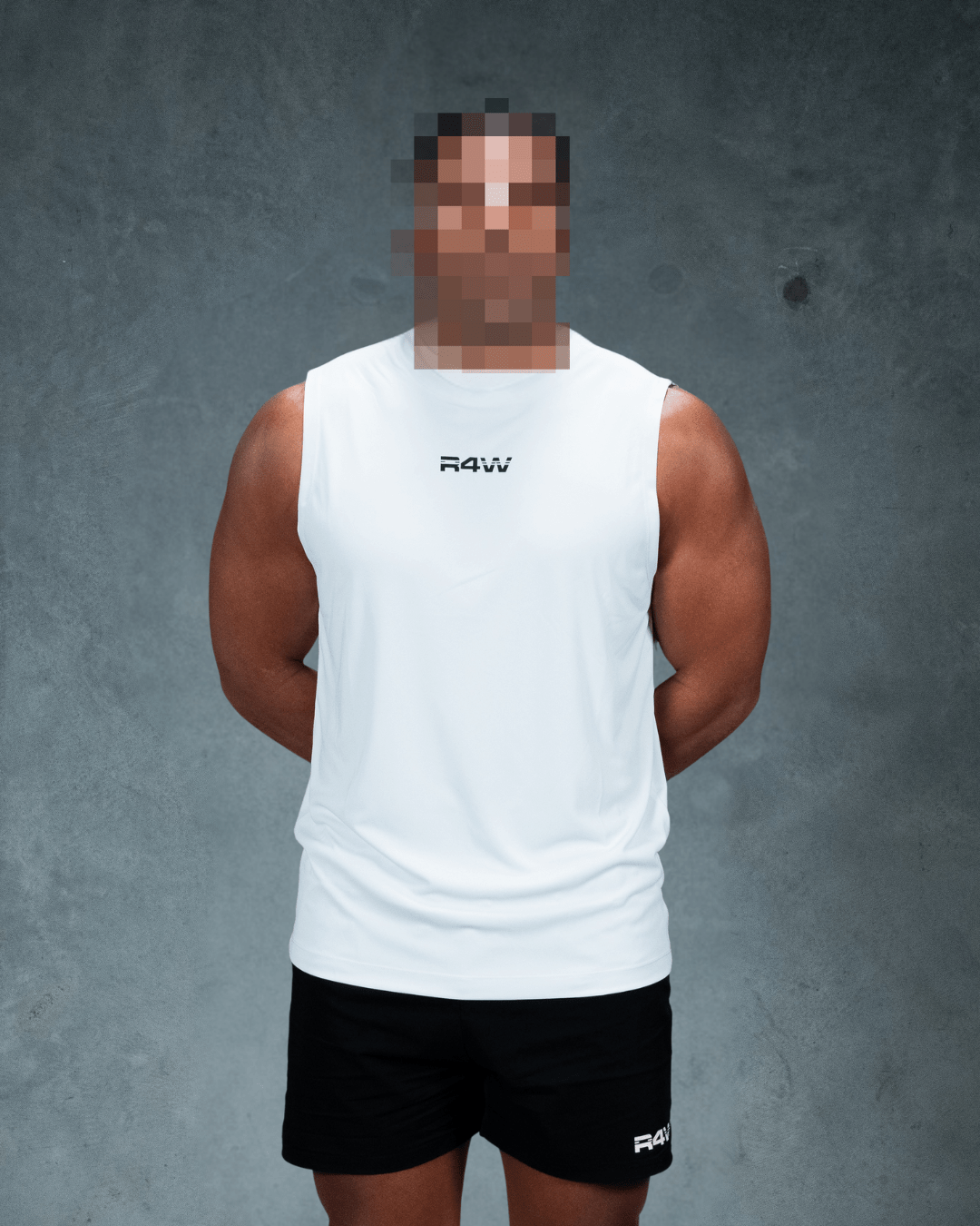 R4W ACTIVE SINGLET WHITE - Proper Streetwear