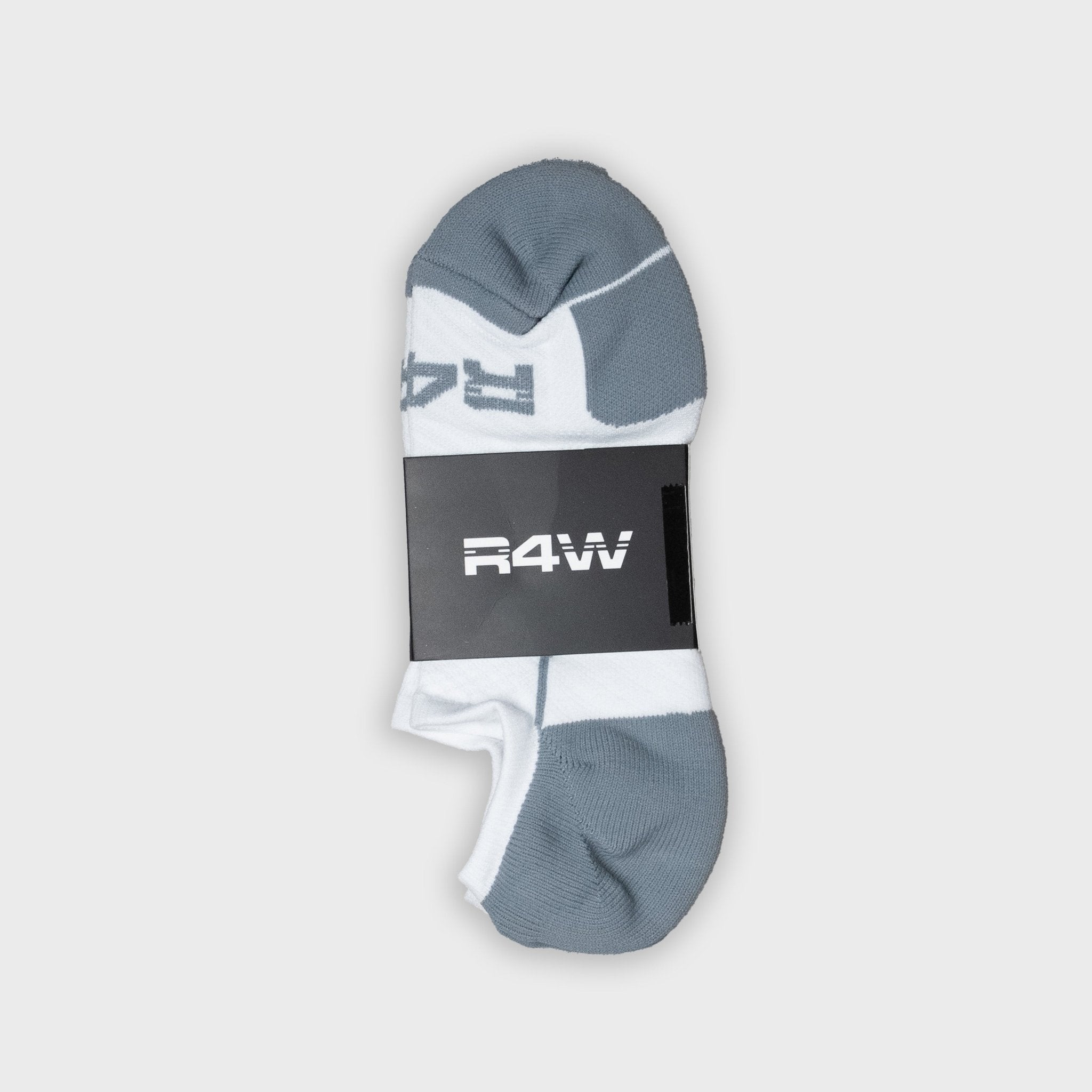 R4W COMPRESSION INVISI SOCKS WHITE/GREY - Proper Streetwear
