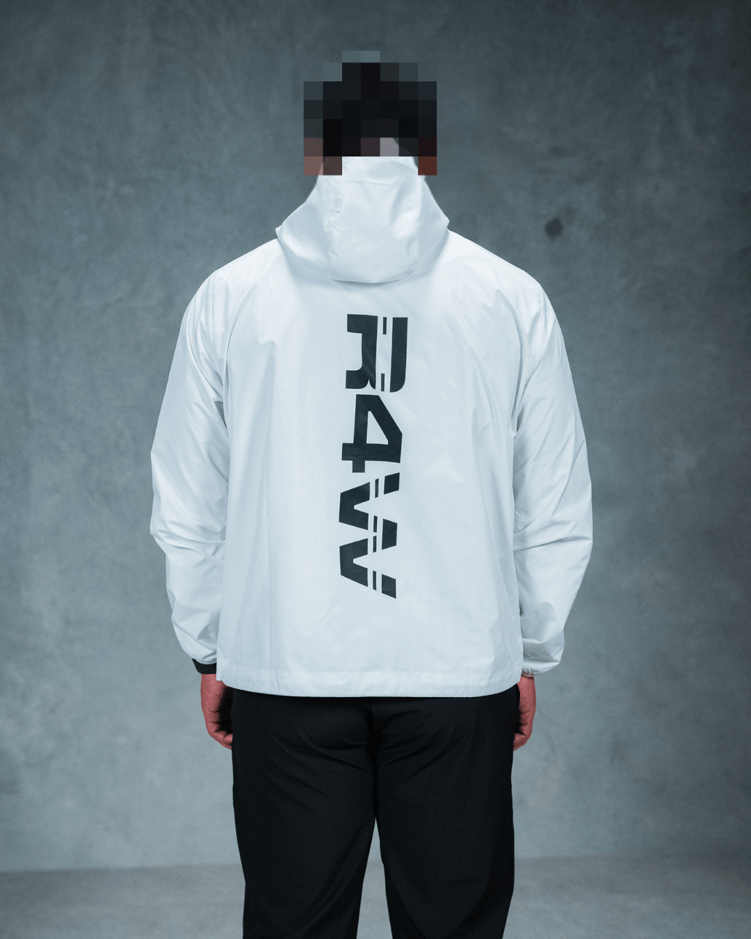R4W WINDBREAKER JACKET WHITE - Proper Streetwear
