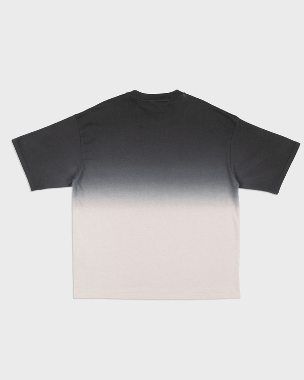 SHADOWFADE FITTED TEE BLACK - GREY - Proper Streetwear