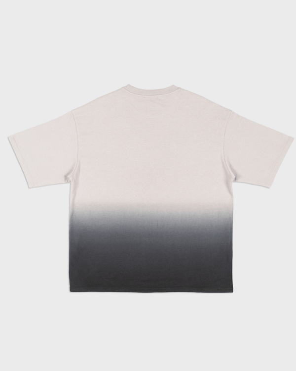 SHADOWFADE FITTED TEE GREY - BLACK - Proper Streetwear
