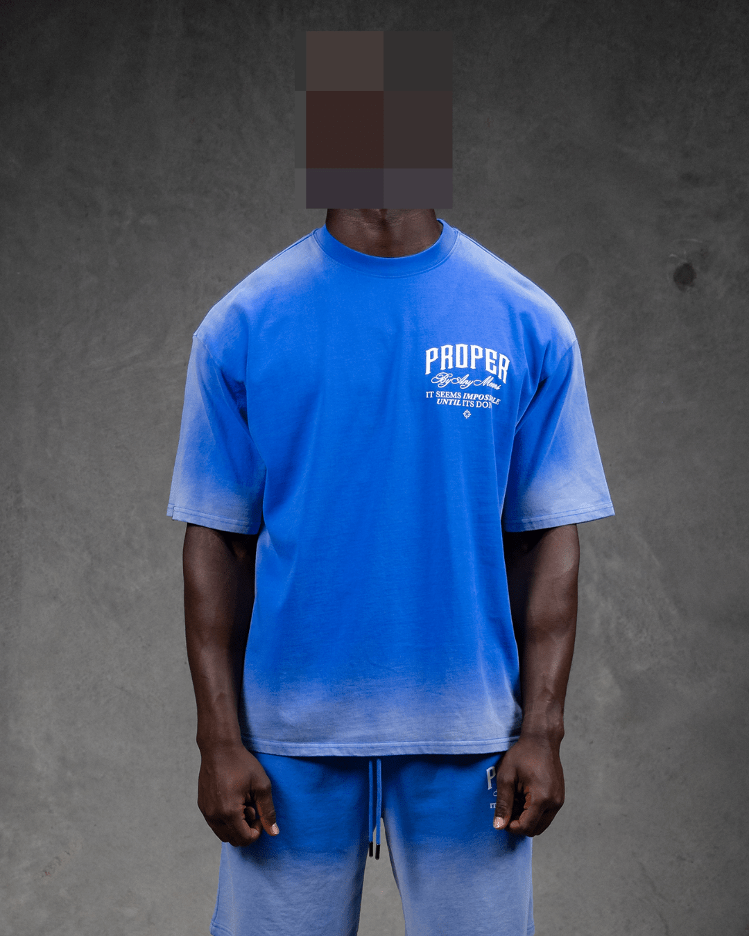 TIDAL OVERSIZED TEE BLUE - Proper Streetwear