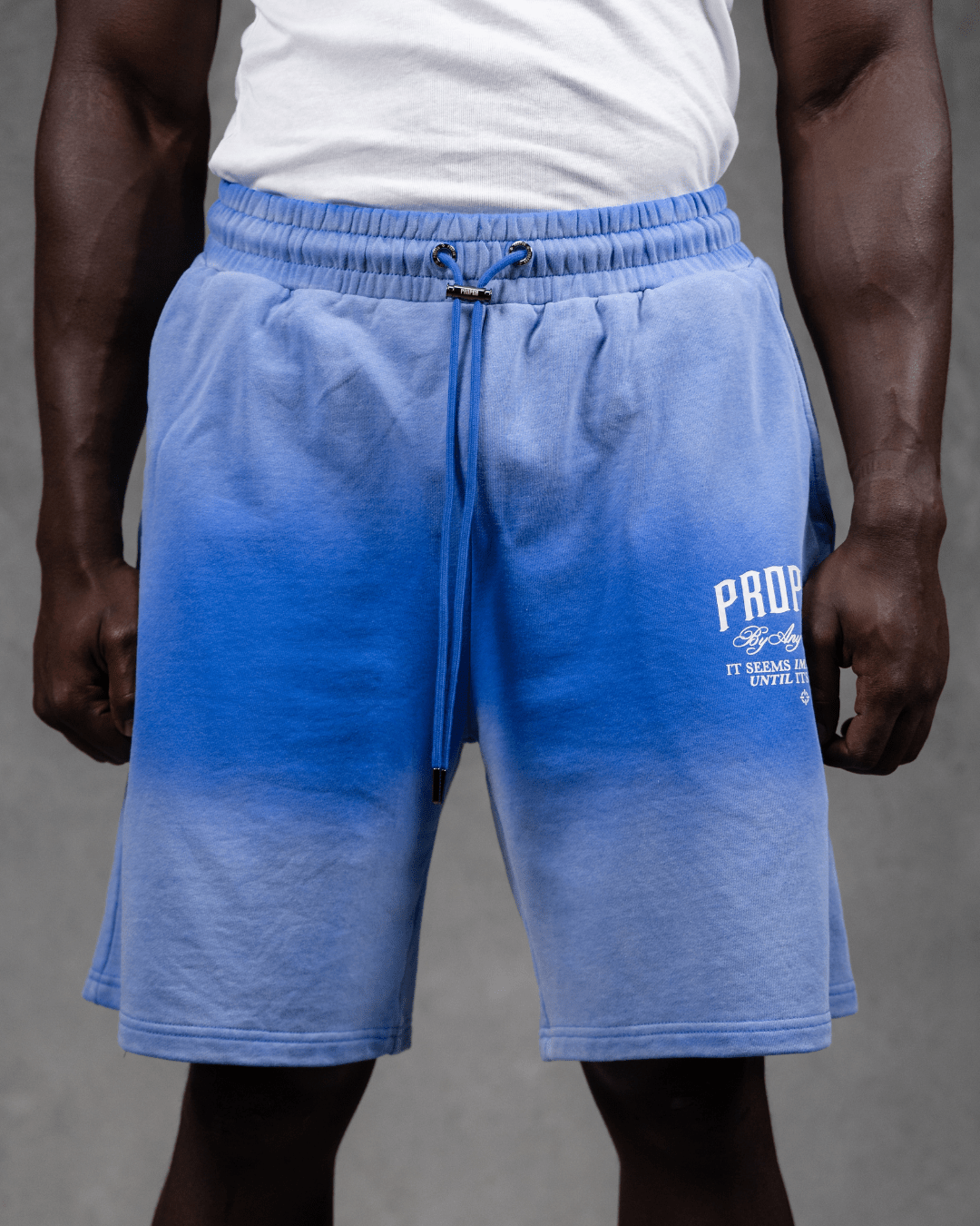 TIDAL SHORTS BLUE - Proper Streetwear