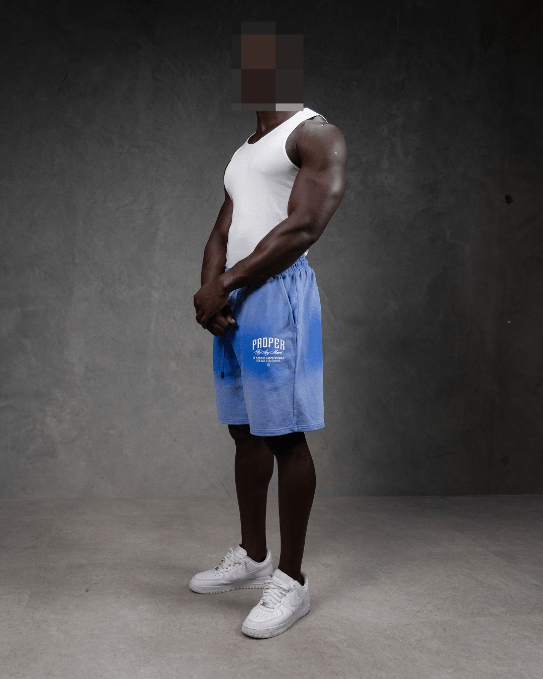 TIDAL SHORTS BLUE - Proper Streetwear